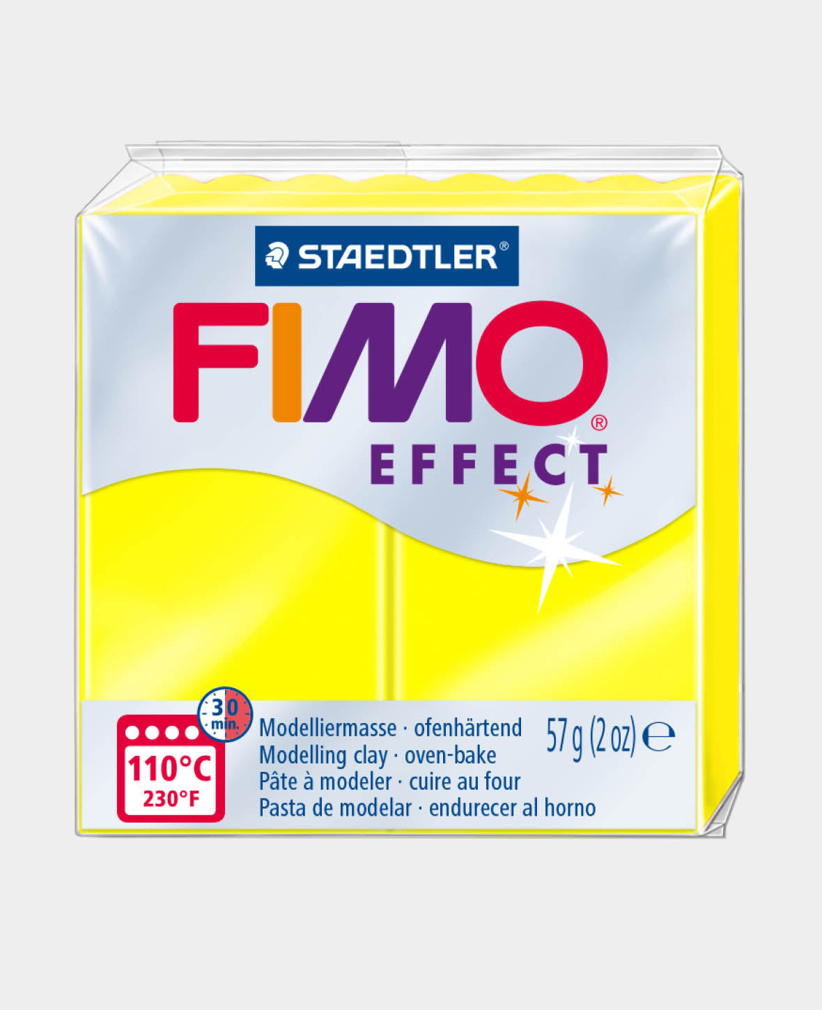 FIMO® effect Pain standard, jaune fluo