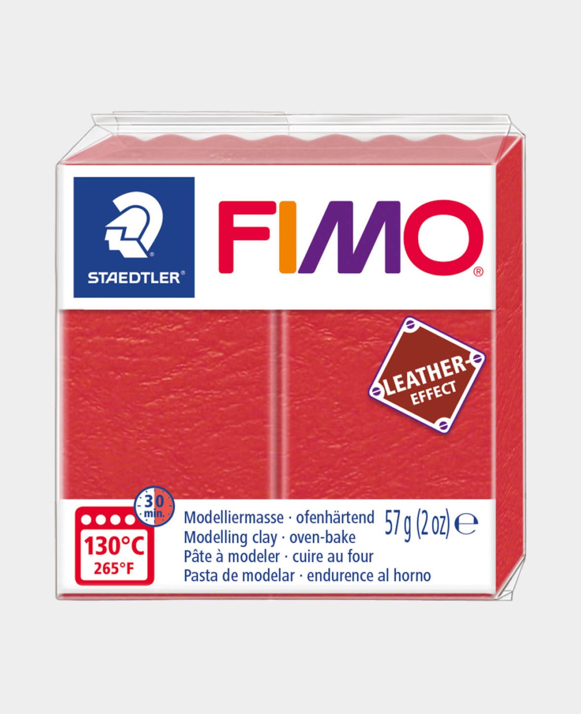 FIMO® Ledereffekt Normalblock, wassermelone