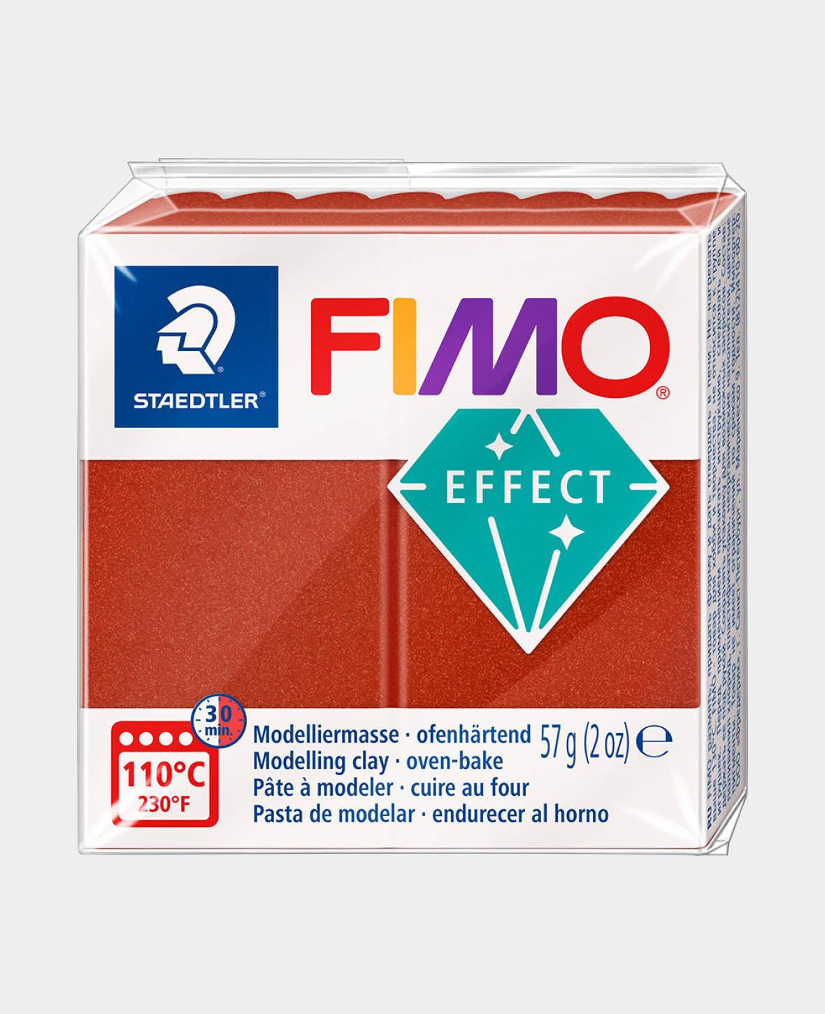 FIMO® effect Normalblock, Metallic Kupfer