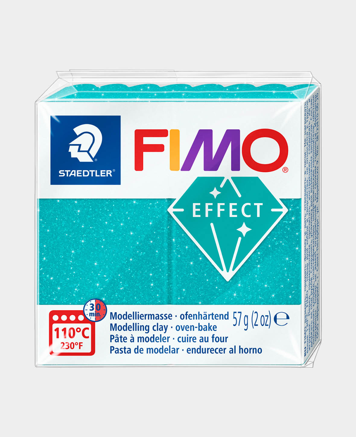 FIMO® effect Pain standard, Galaxie turquoise