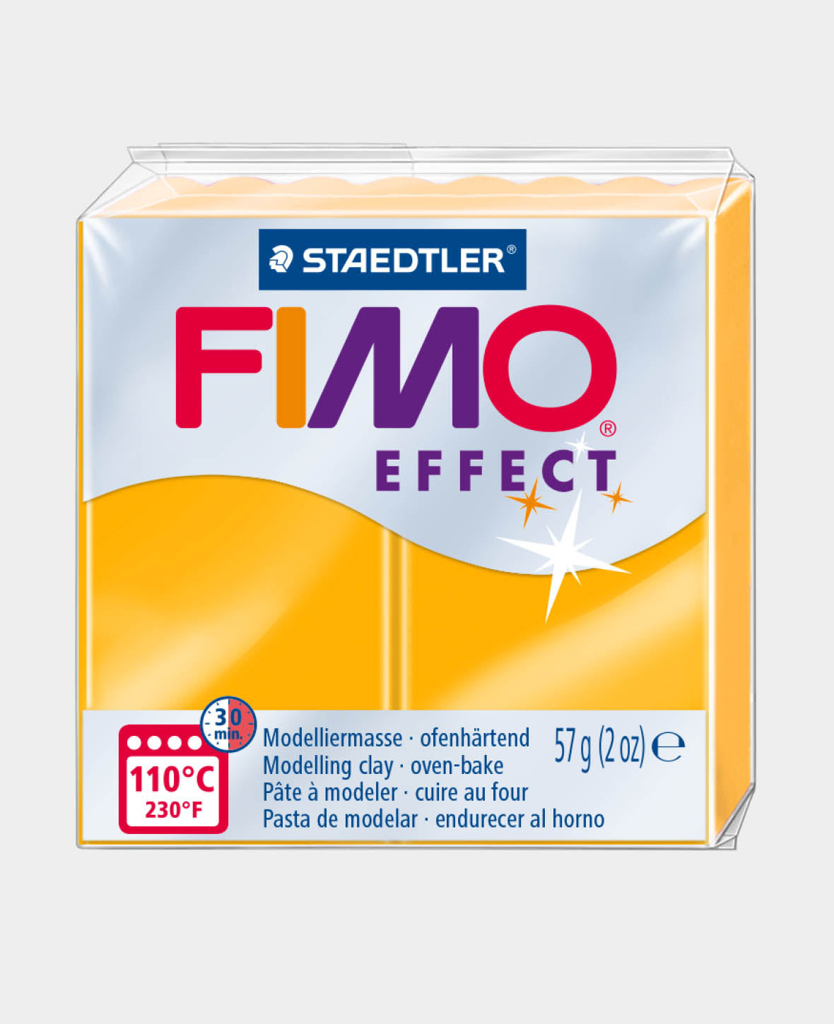 FIMO® effect Standard Block, neon orange