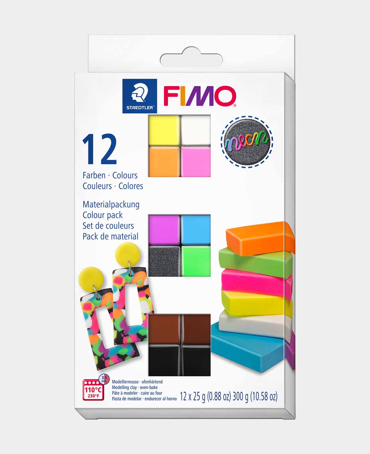 FIMO® Effekt Pack, Neon Colours
