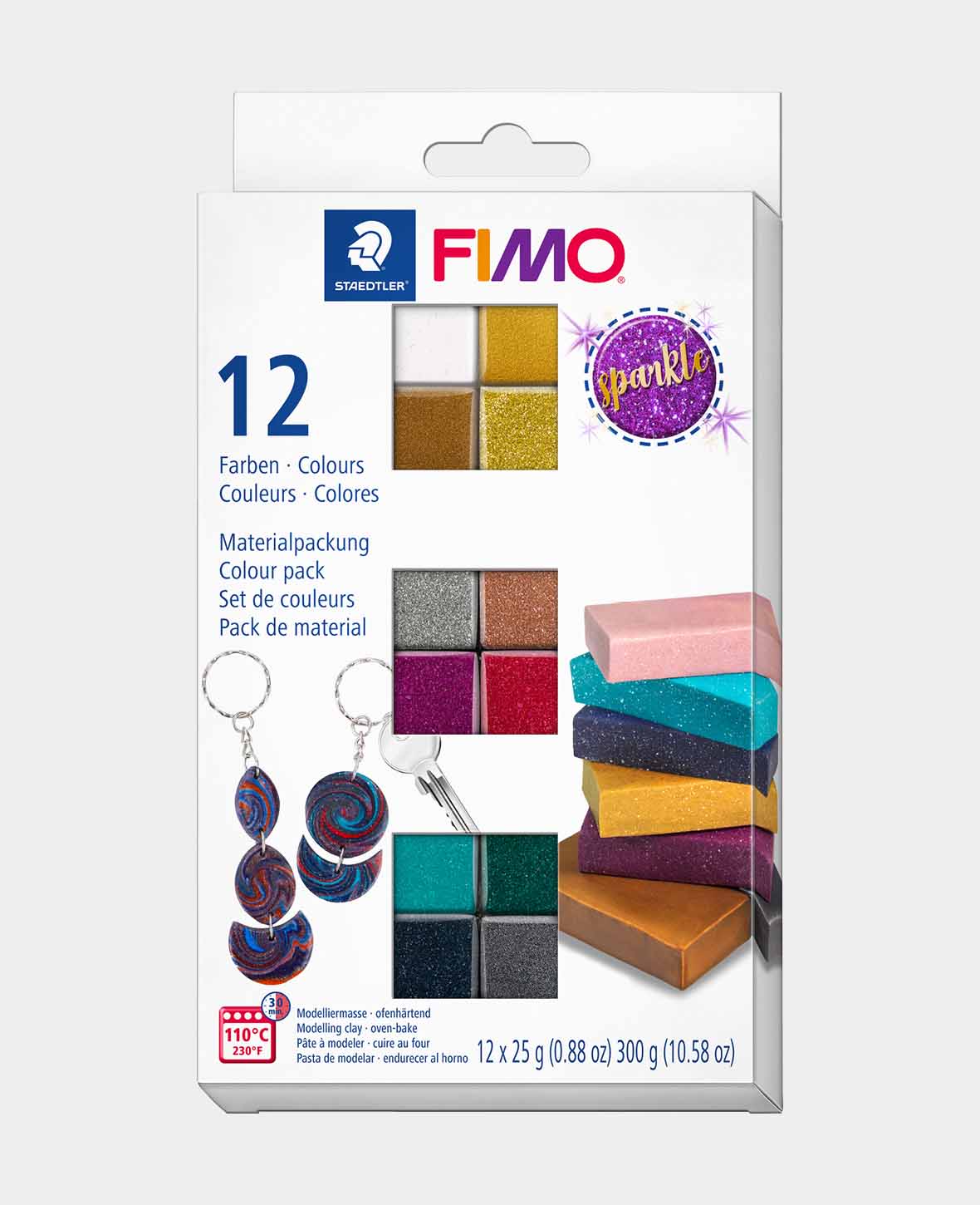 FIMO® Effekt Pack, Sparkle Colours