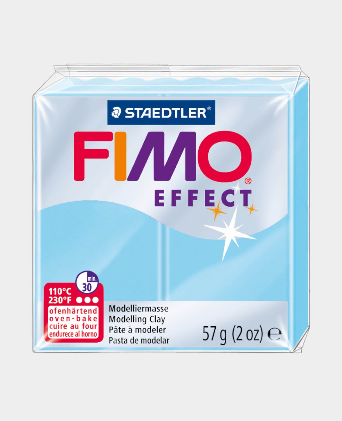 FIMO® effect standard block, pastel aqua