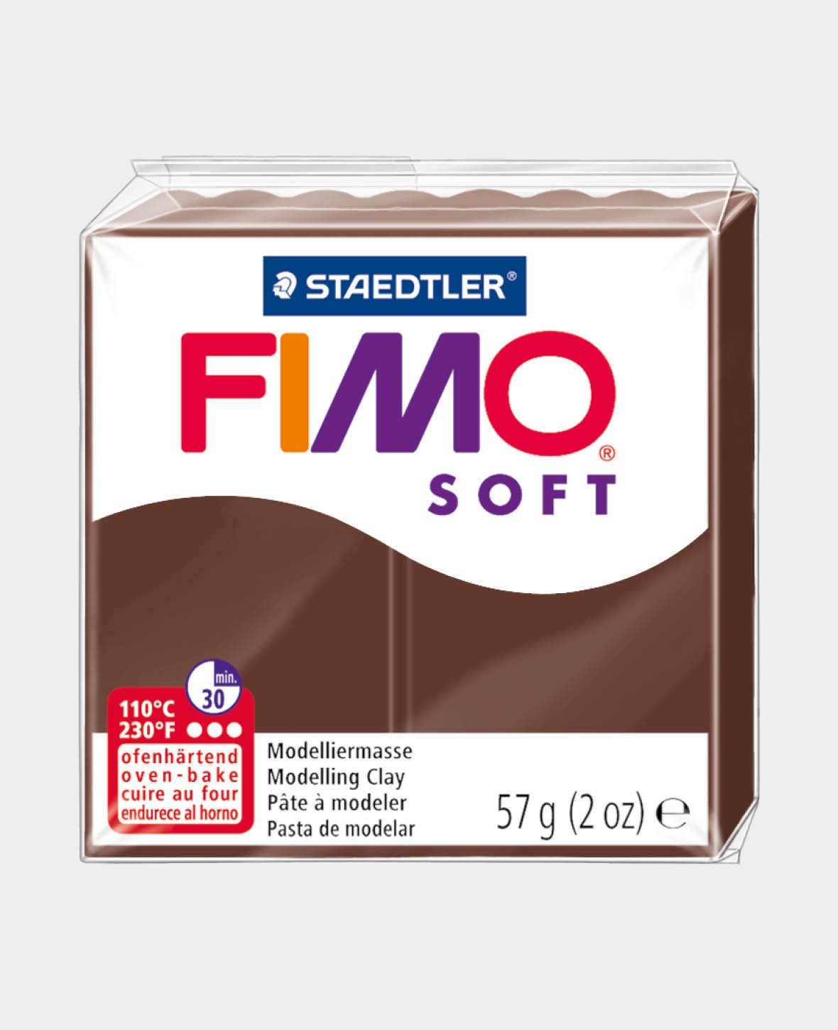 FIMO® soft Normalblock, schokolade