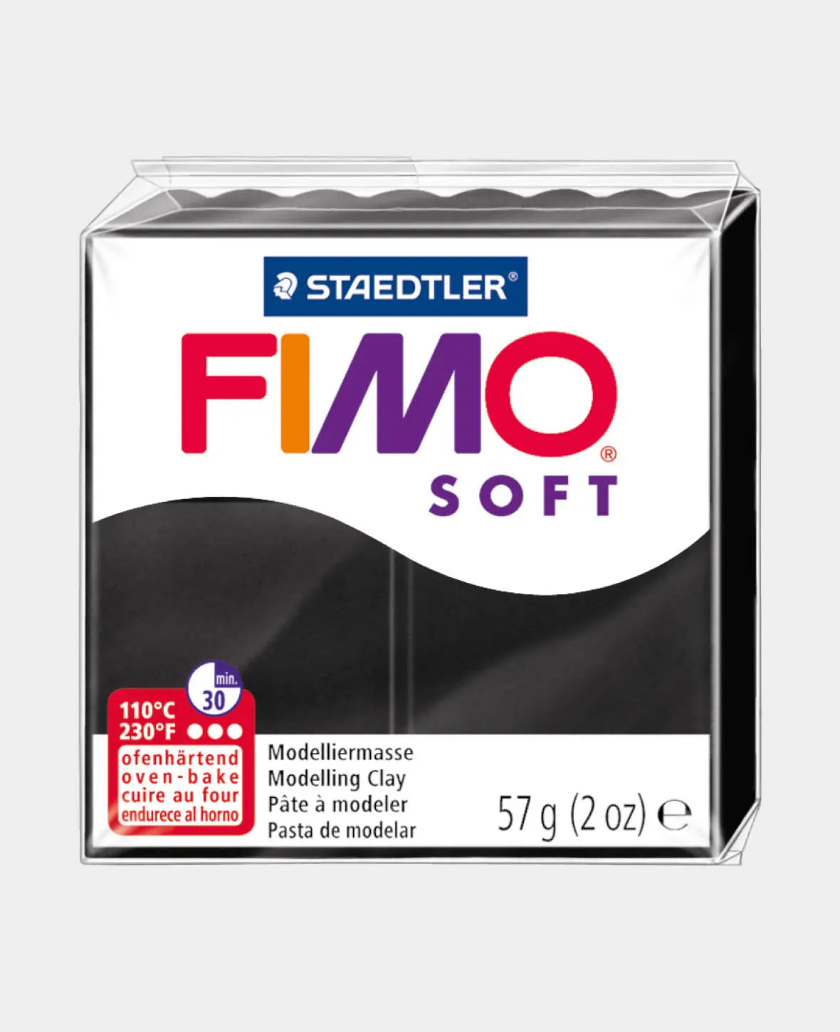 FIMO® soft Normalblock, schwarz