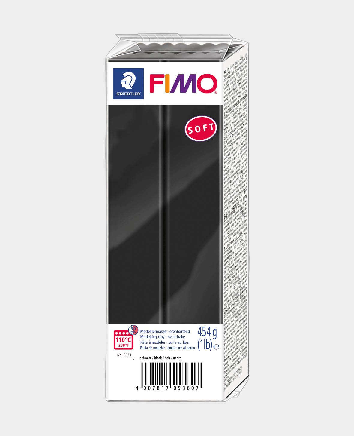 FIMO® soft Grossblock, schwarz