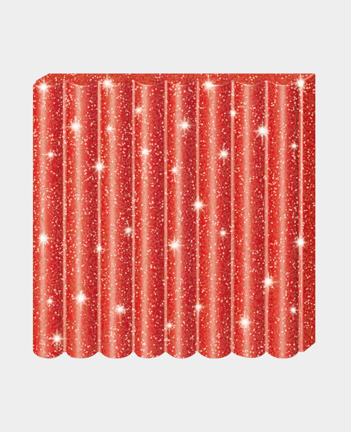 FIMO® kids Normalblock, glitter rot