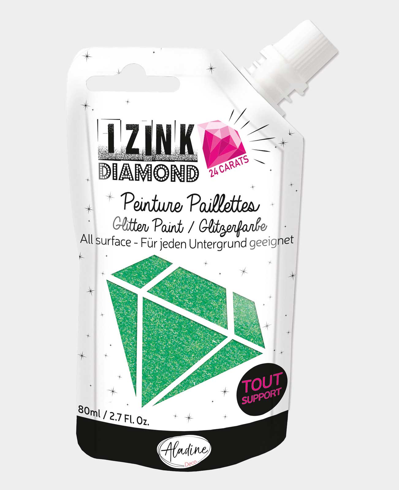 IZINK Diamond 24 Carat pastel green, 80ml