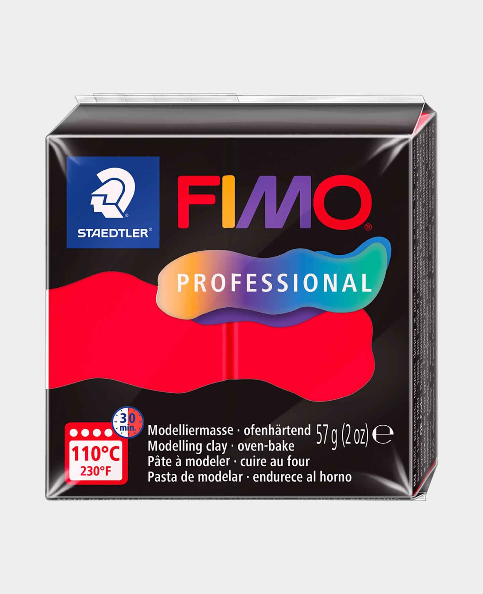 FIMO professional 57g, Rouge pur