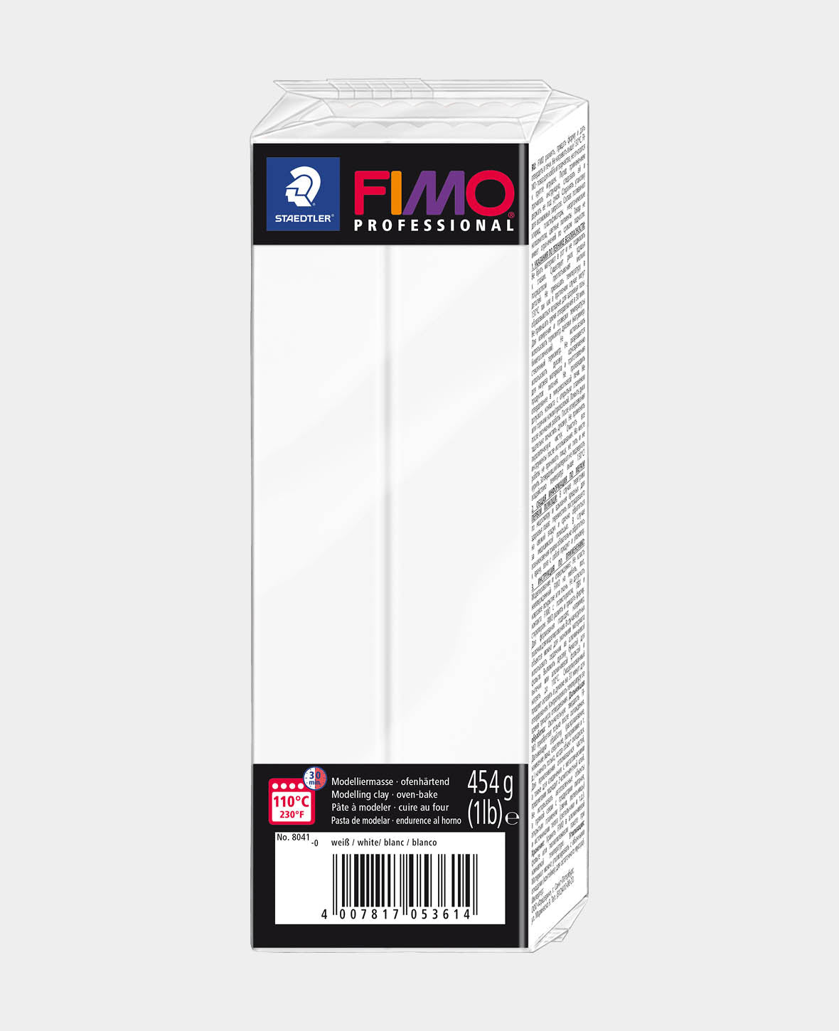 FIMO® professional Grossblock, weiss