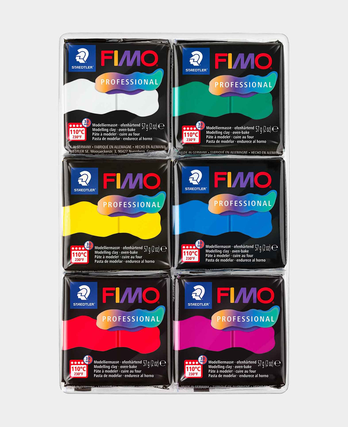 FIMO® professional prof.True Colours, 6x57g
