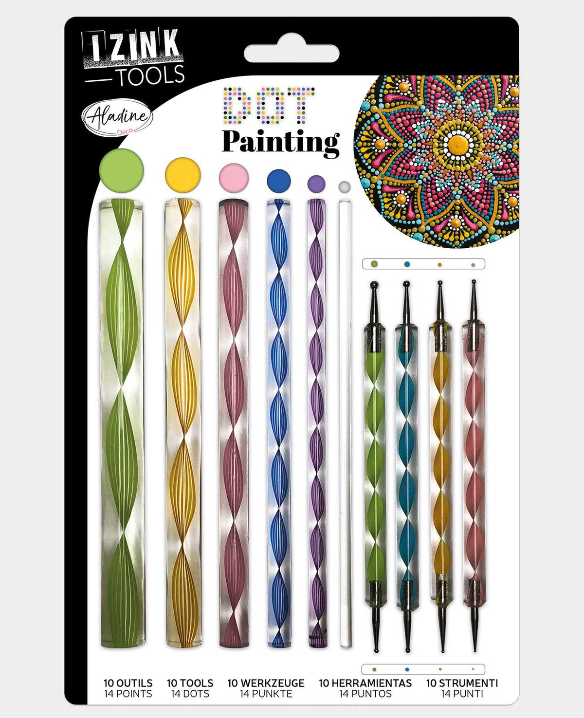 Set Dot Painting, 10 Stk.