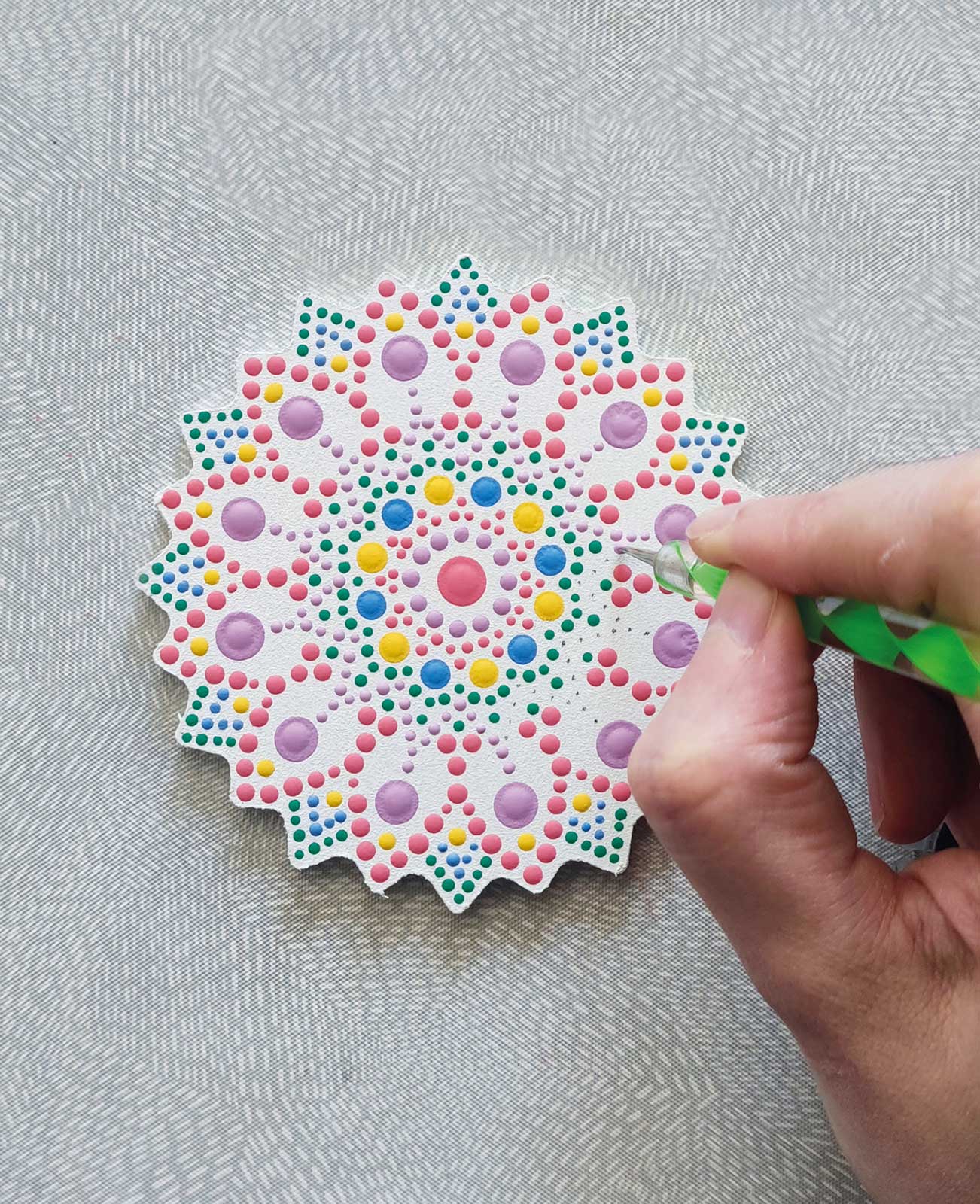 Set Dot Painting, 10 Stk.