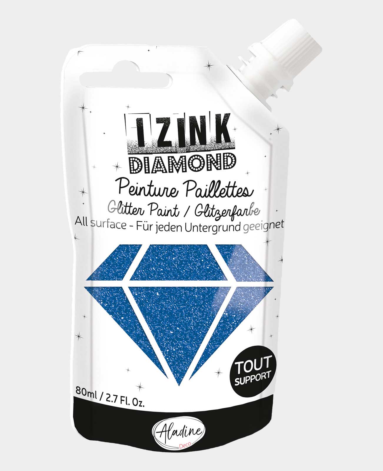 IZINK Diamond bleu, 80ml