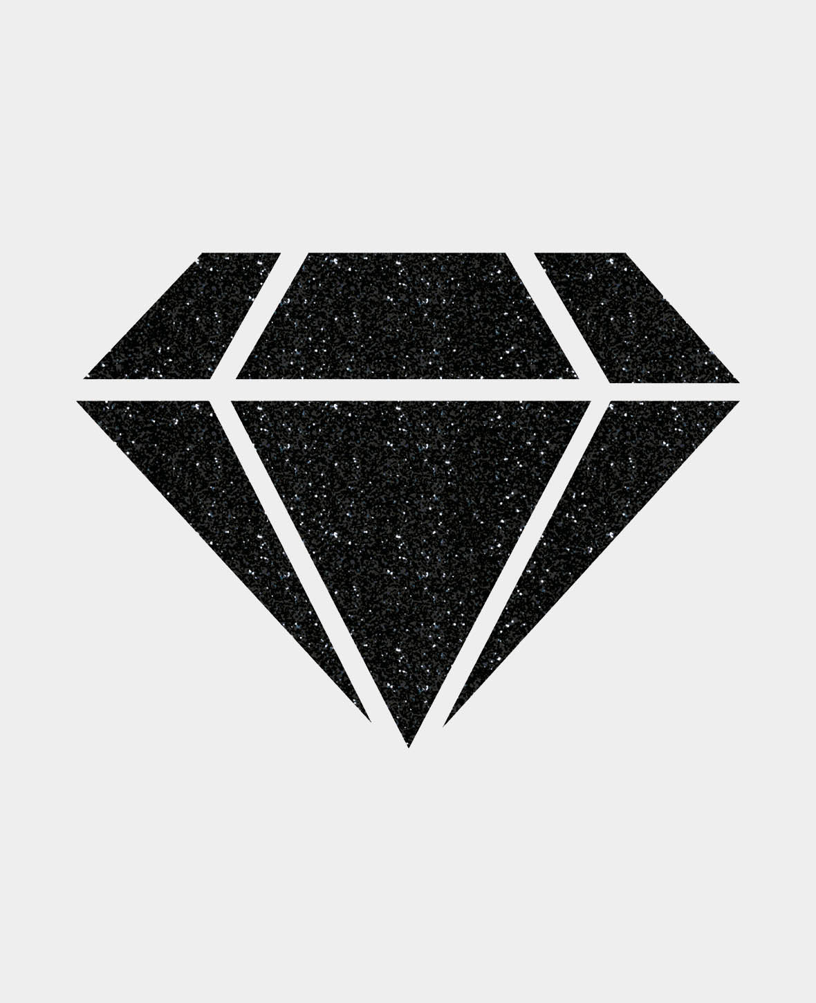 Peinture pailletée IZINK Diamond, noir, 80 ml, 1 pc.