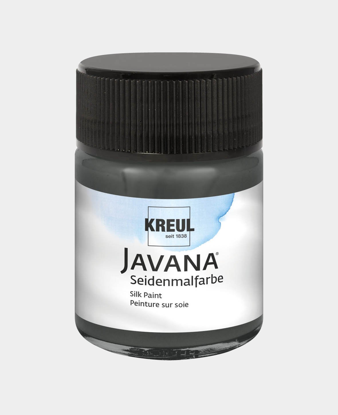 KREUL Javana Peinture pour soie, Noir, 50 ml