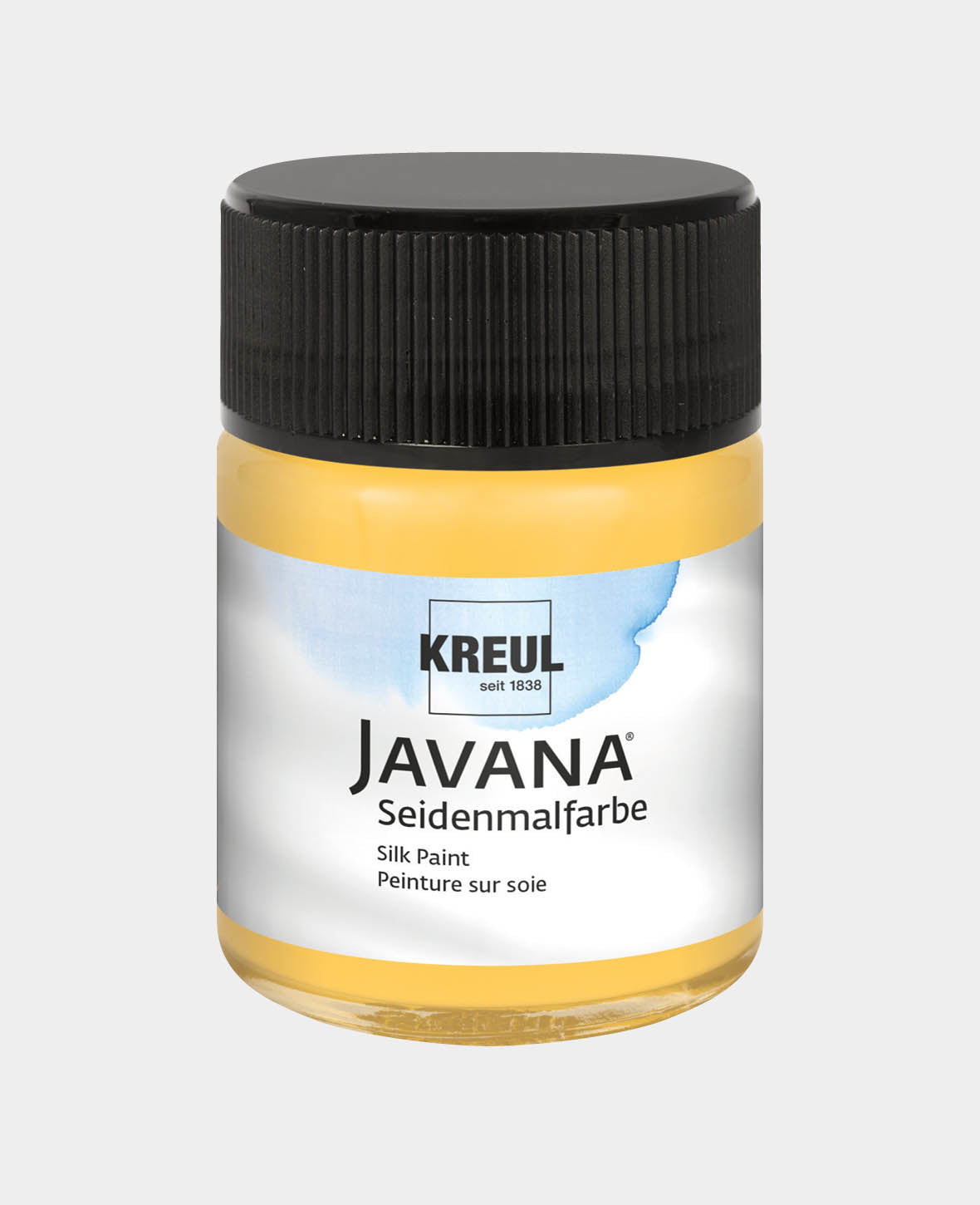 KREUL Javana Silk Paint, Gold Yellow, 50 ml