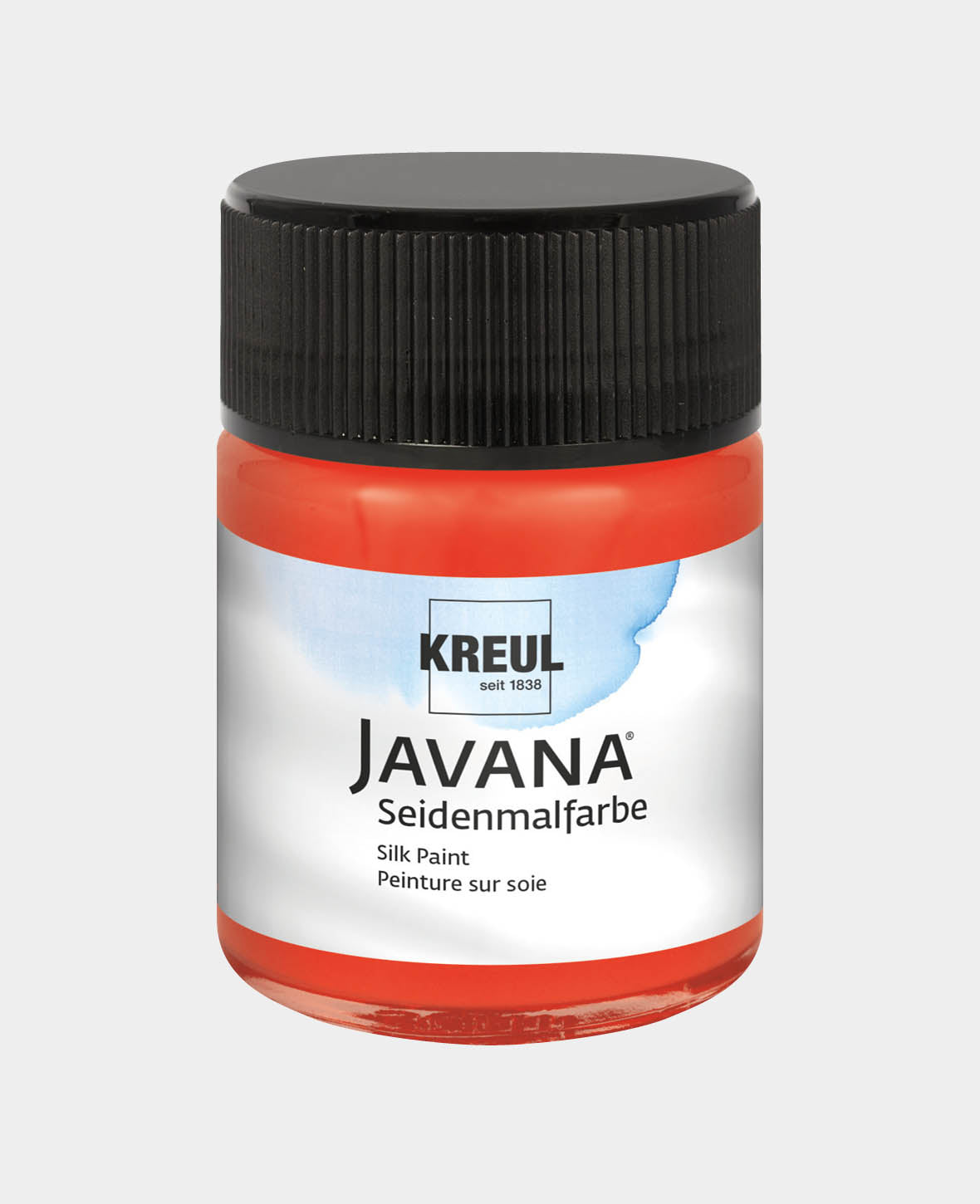 KREUL Javana Silk Paint, Rose Red, 50 ml