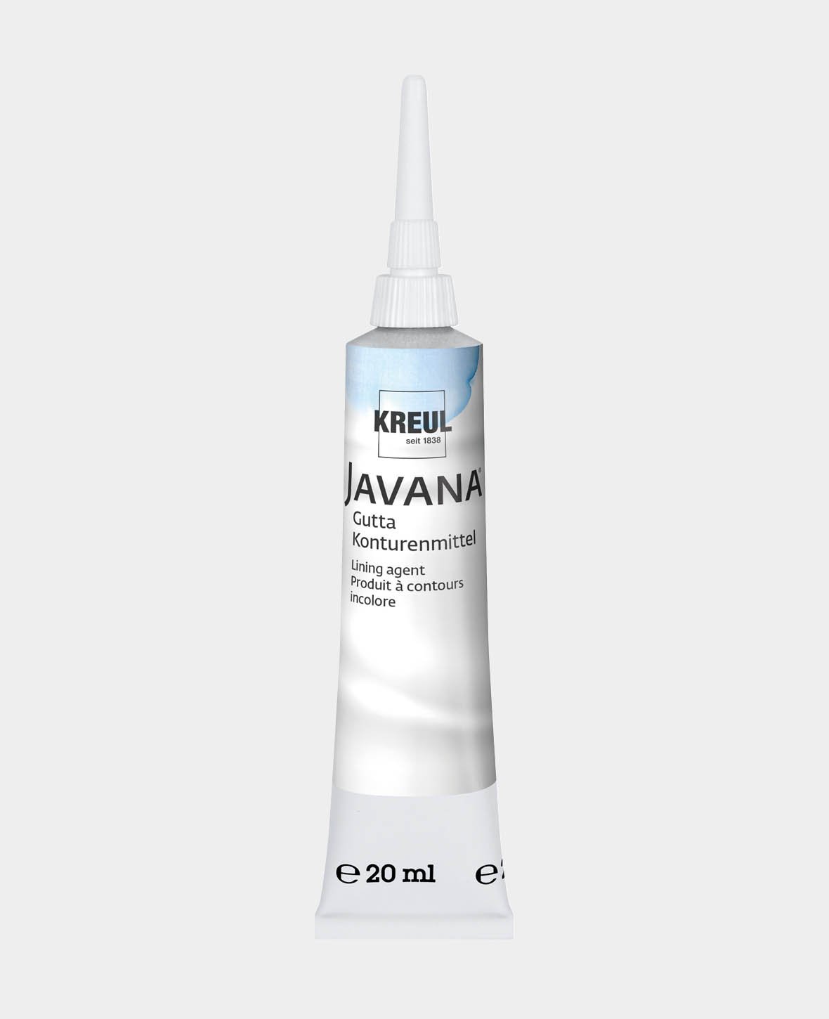 KREUL Javana Gutta fluide de cerne incolore tube de 20 ml blister