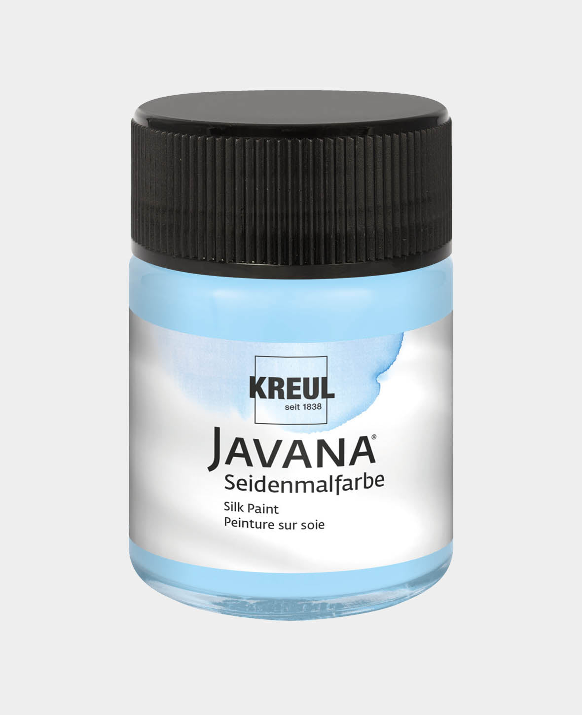 KREUL Javana Peinture pour soie, bleu ciel, 50 ml