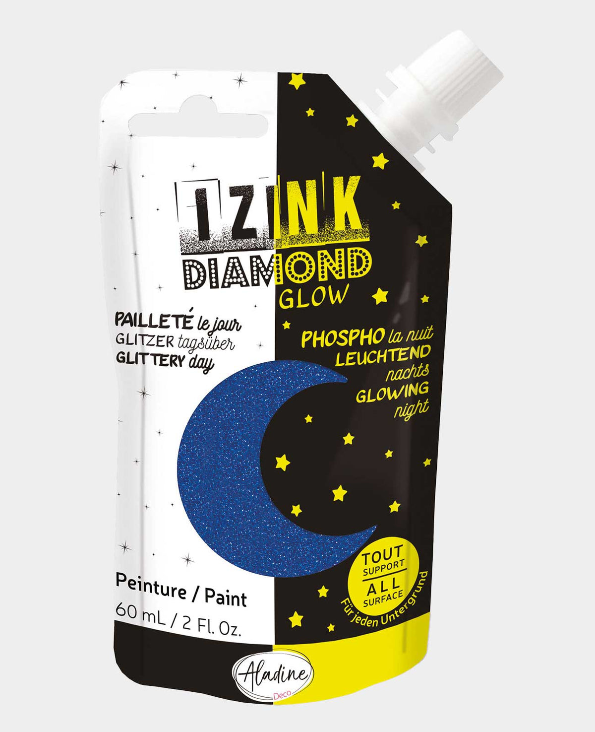 IZINK Diamond Glow blau, 80ml