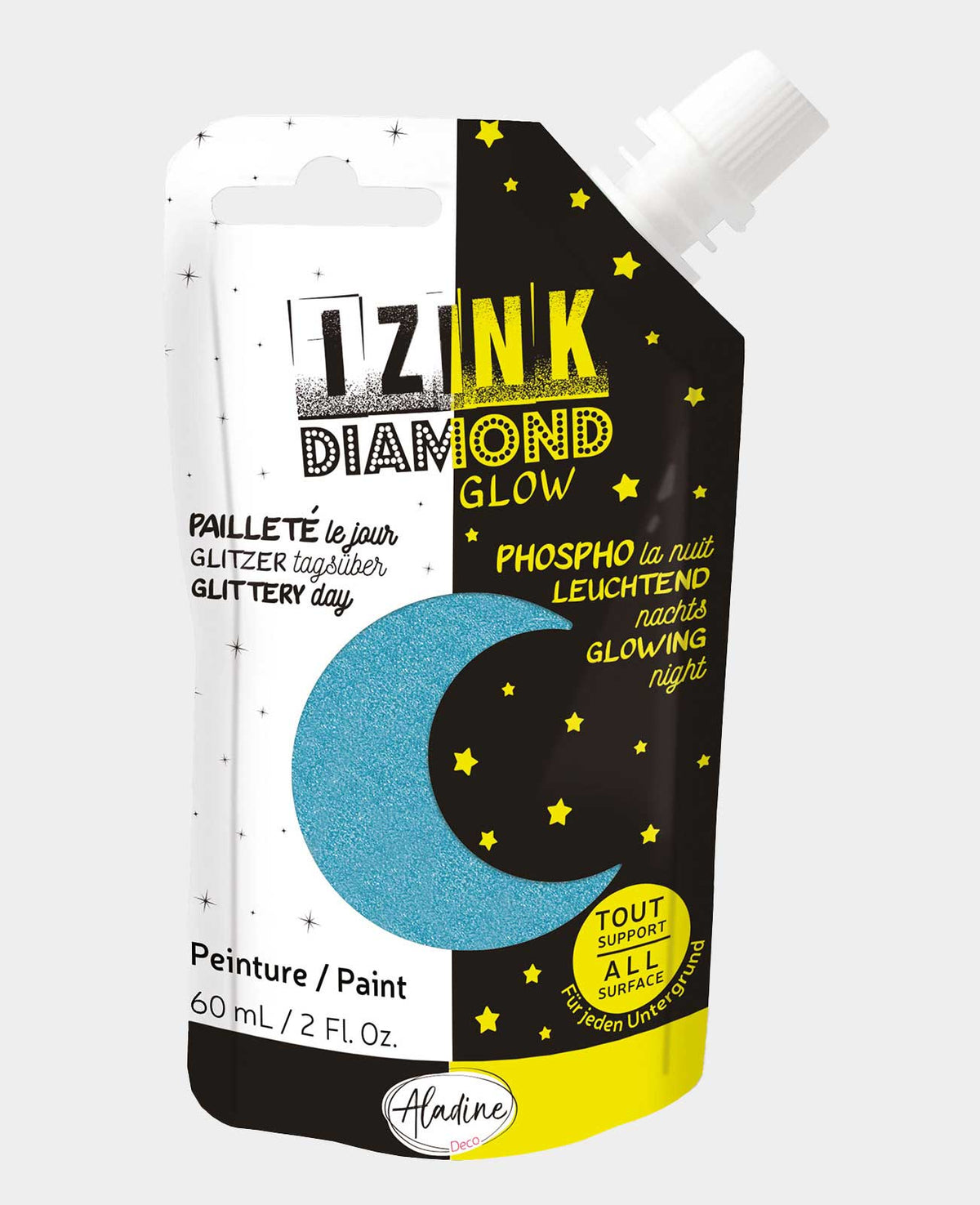 IZINK Diamond Glow himmelblau, 80ml