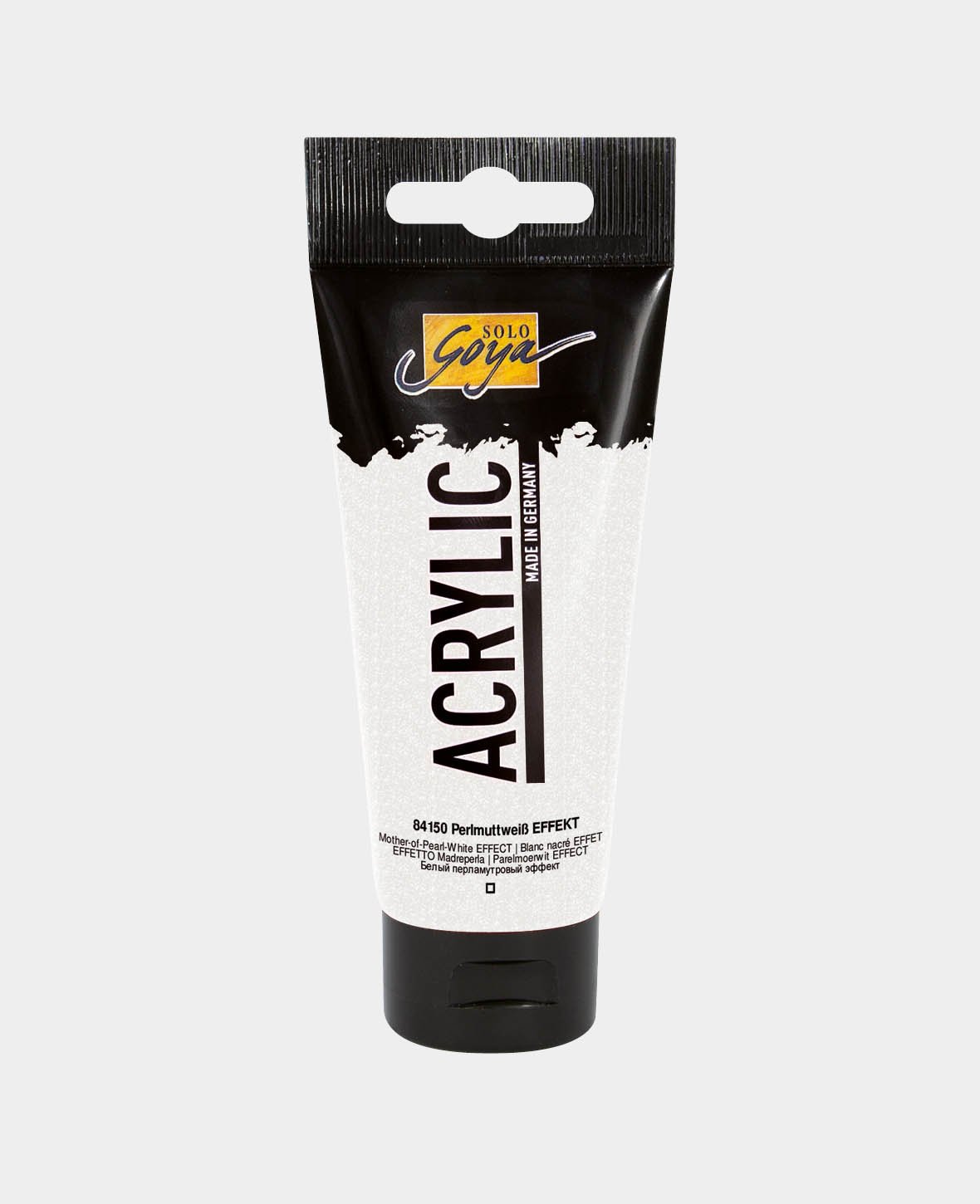 SOLO GOYA Acrylfarbe, Perlmuttweiss, 100 ml