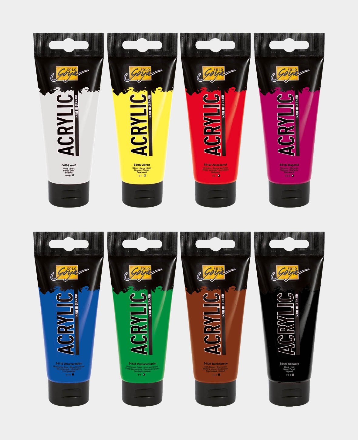 SOLO GOYA Acrylic 20 ml Tuben 8er Set
