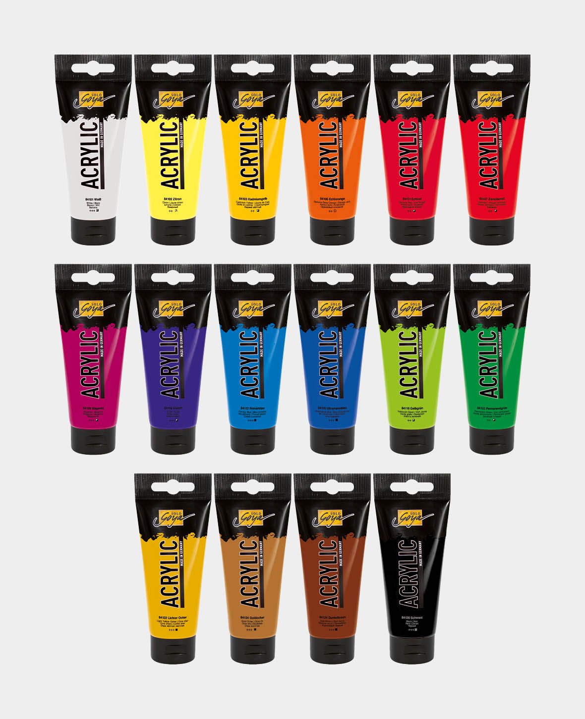 SOLO GOYA Acrylic 20 ml Tuben 16er Set