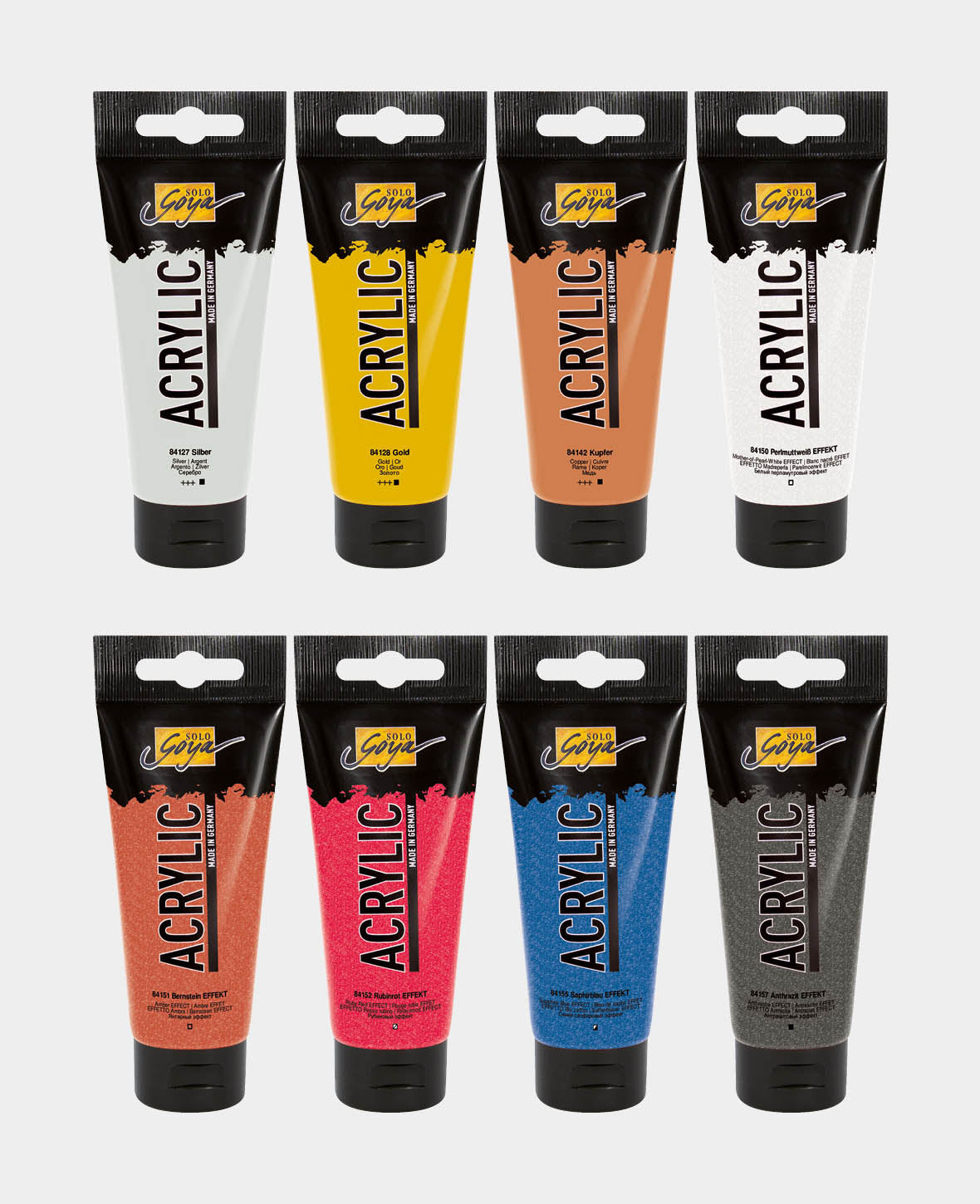 SOLO GOYA Acrylic Effect 20 ml Tuben 8er Set