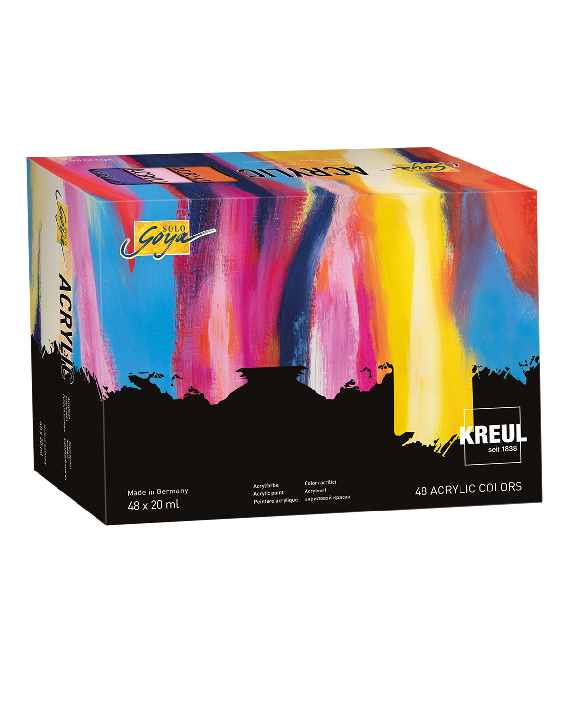 48-piece SOLO GOYA Acrylic Tubes set, 20 ml