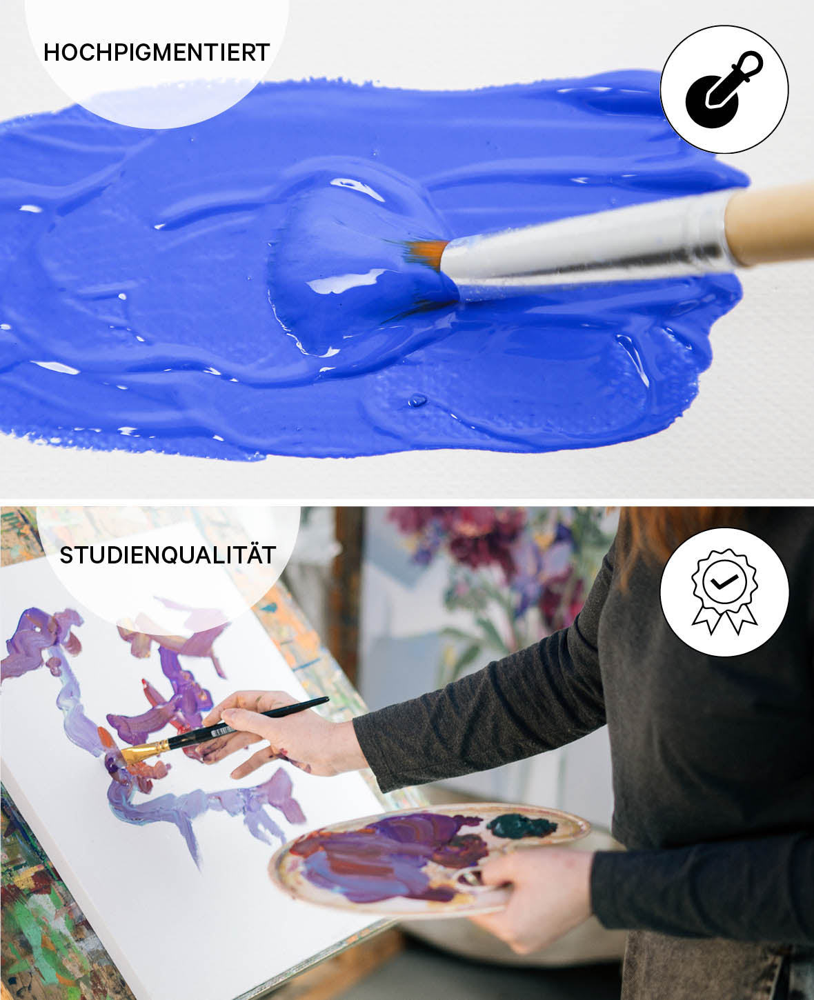 SOLO GOYA Acrylfarbe, Primärblau, 100 ml
