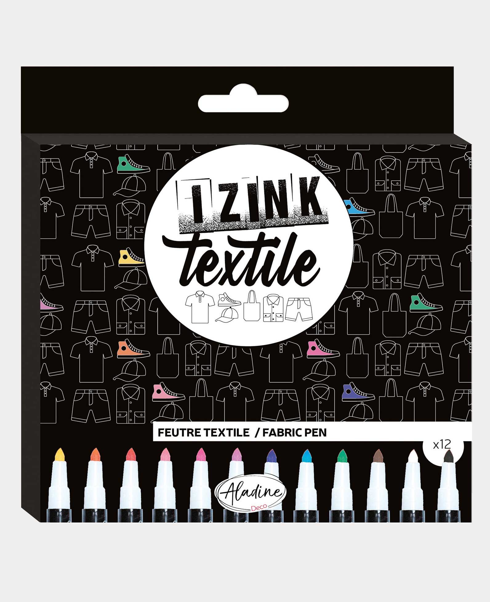 IZINK Fabric Pen 12 pcs.