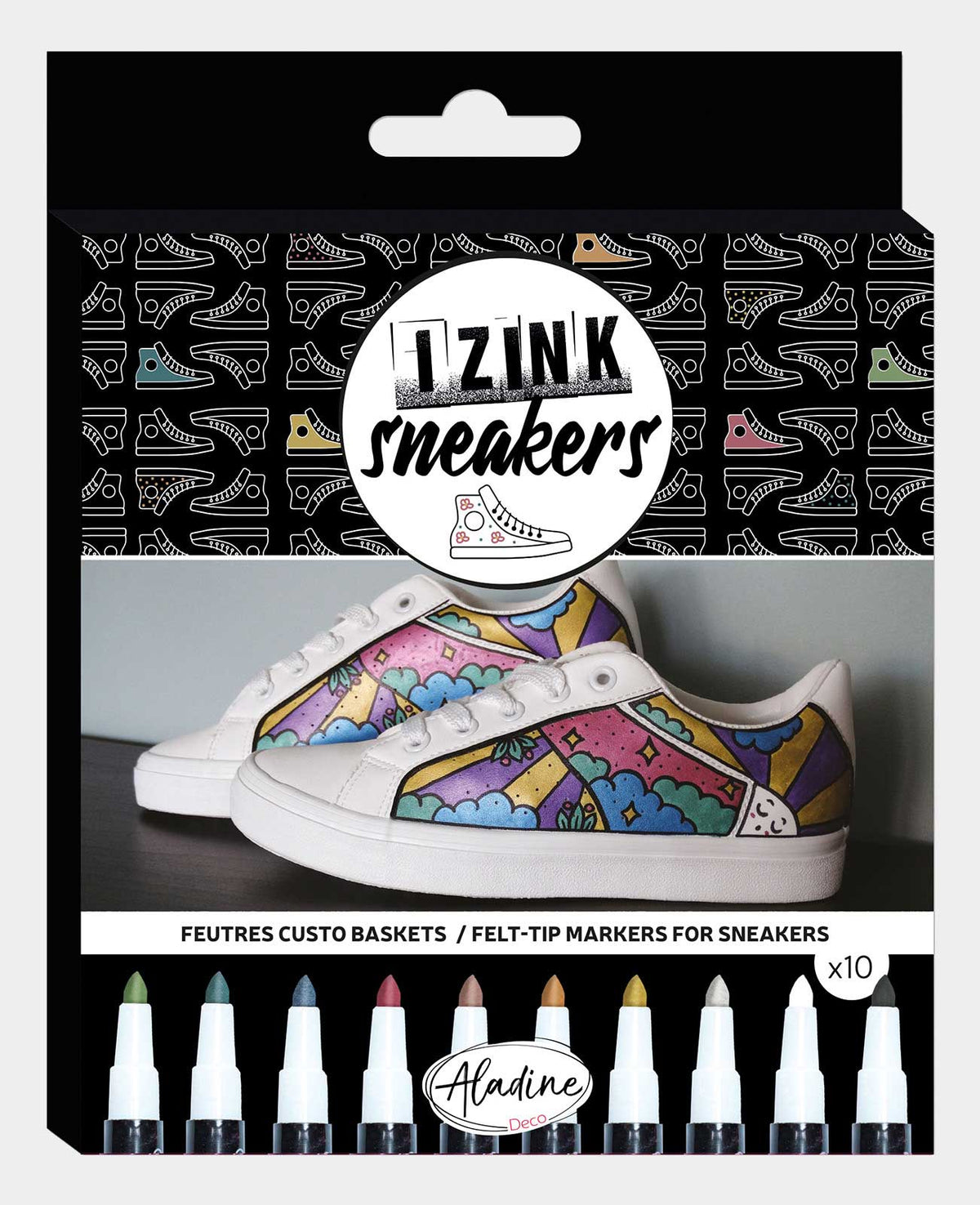IZINK Sneakers Markers Metallic, 10 pc.