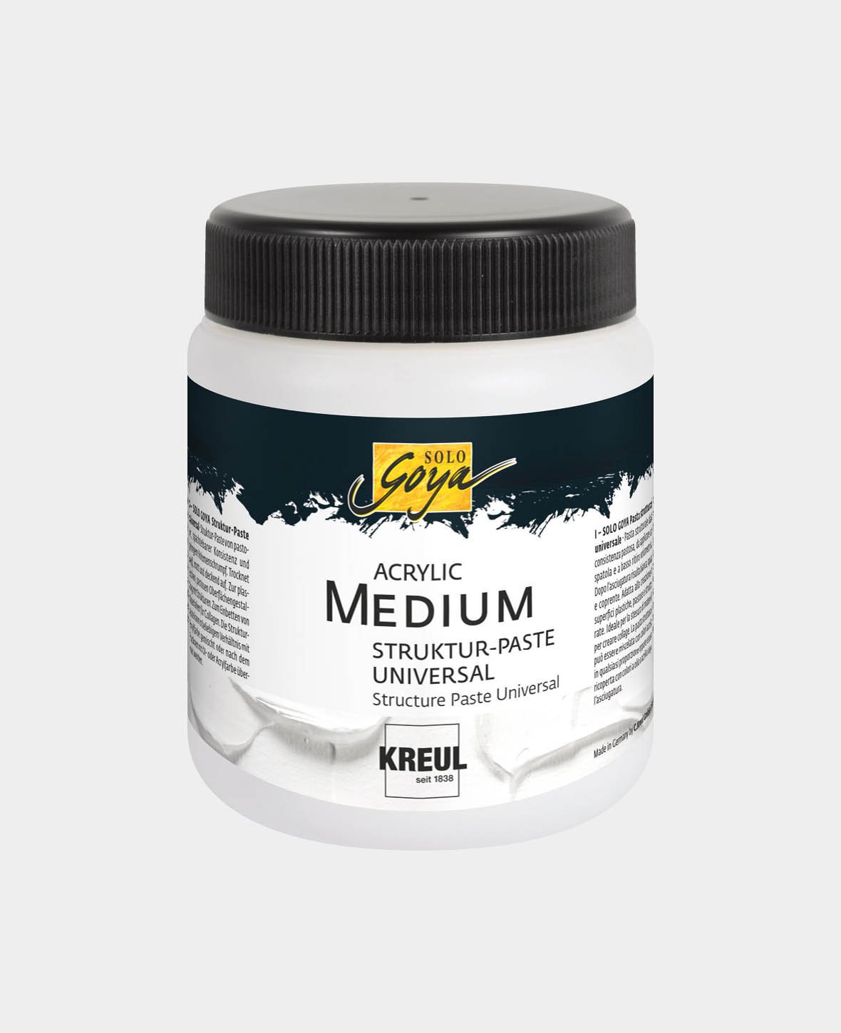 SOLO GOYA Acrylic Medium Struktur-Paste Universal 250 ml