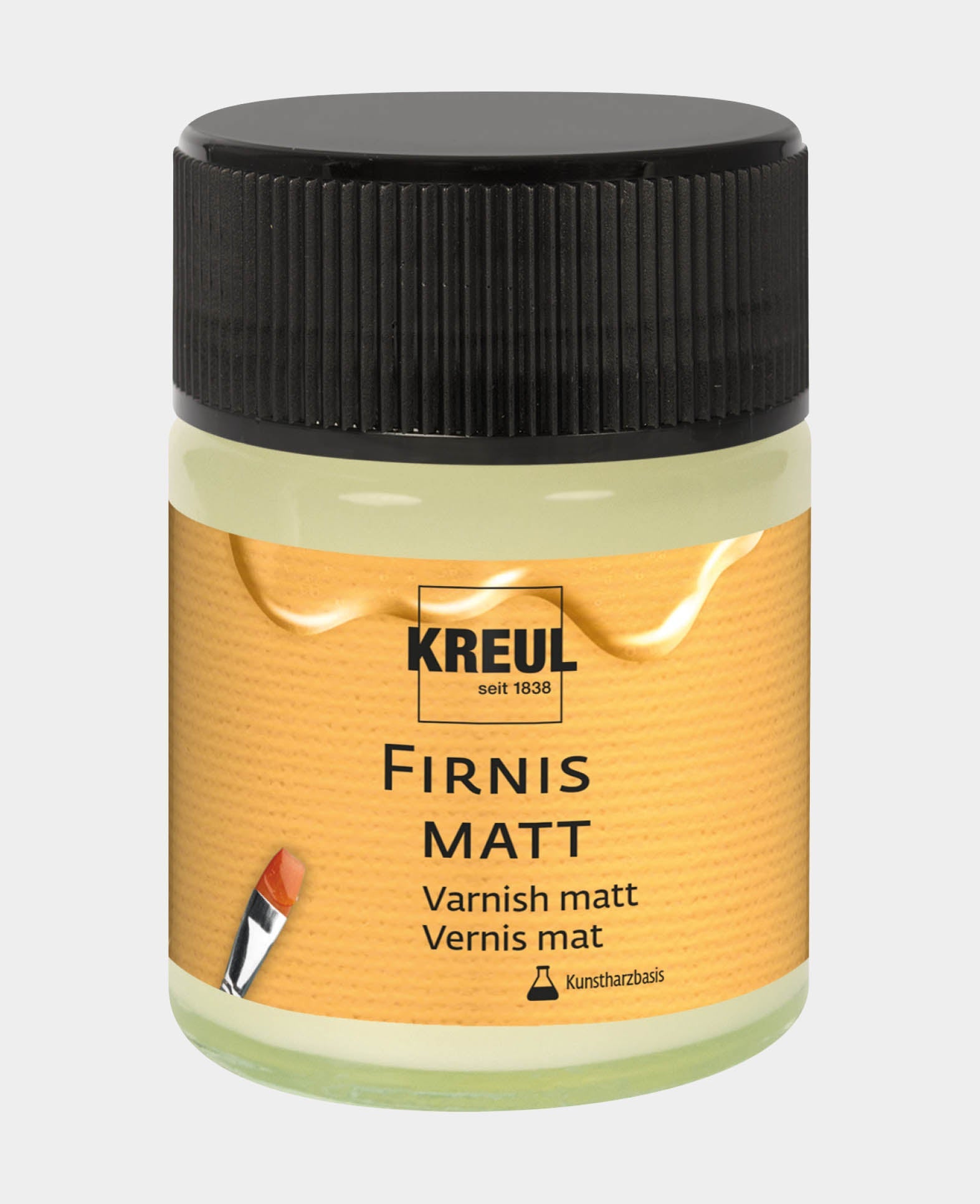 Firnis matt, Kunstharzbasis, Transparent, 50 ml