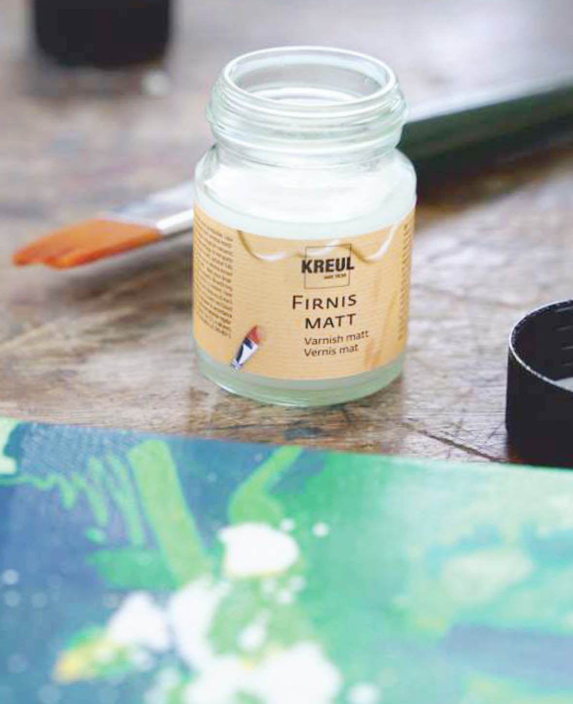 Firnis matt, Kunstharzbasis, Transparent, 50 ml