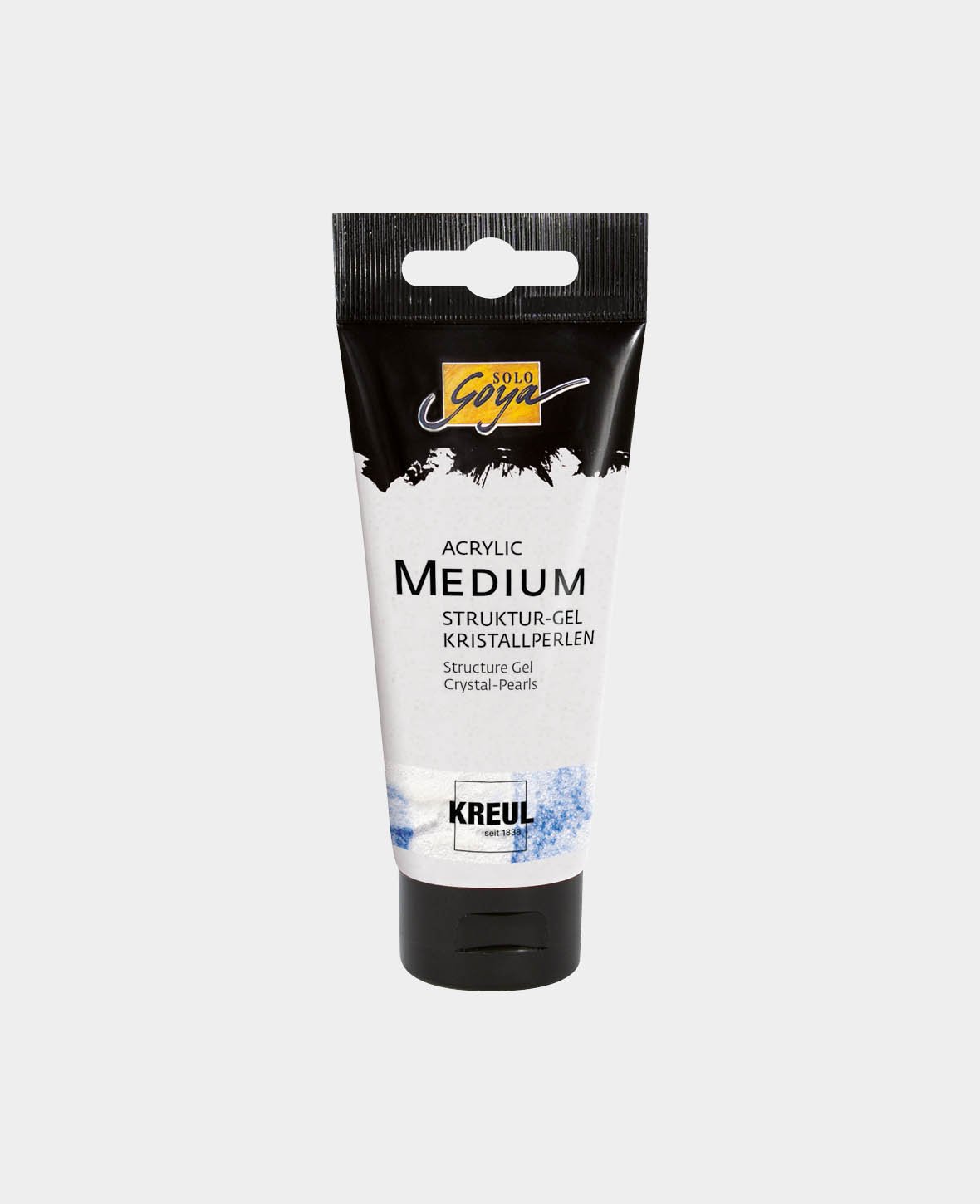 SOLO GOYA Acrylic Medium Struktur-Gel Kristallperlen 100 ml Tube