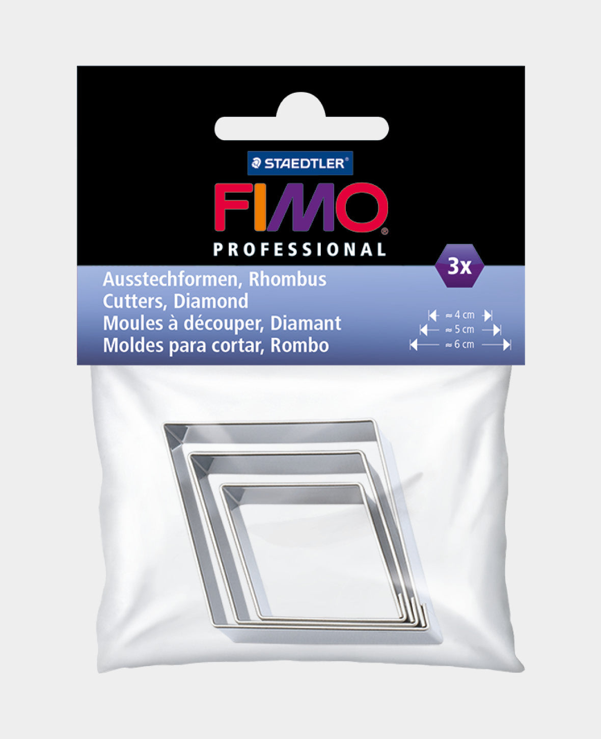 FIMO® professional Ausstecher, Rhombus