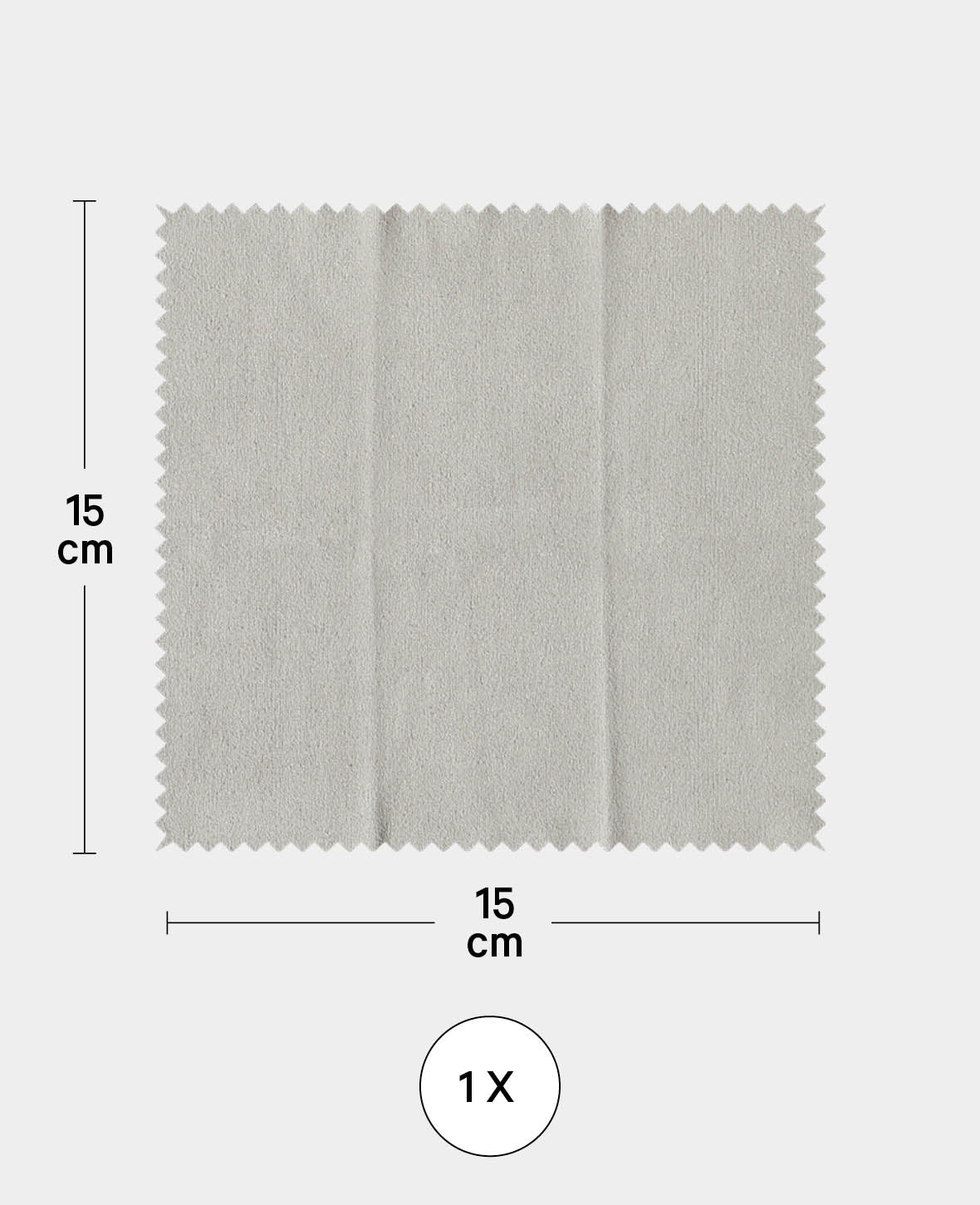 Anti-fog, 15x15 cm, 1 p.