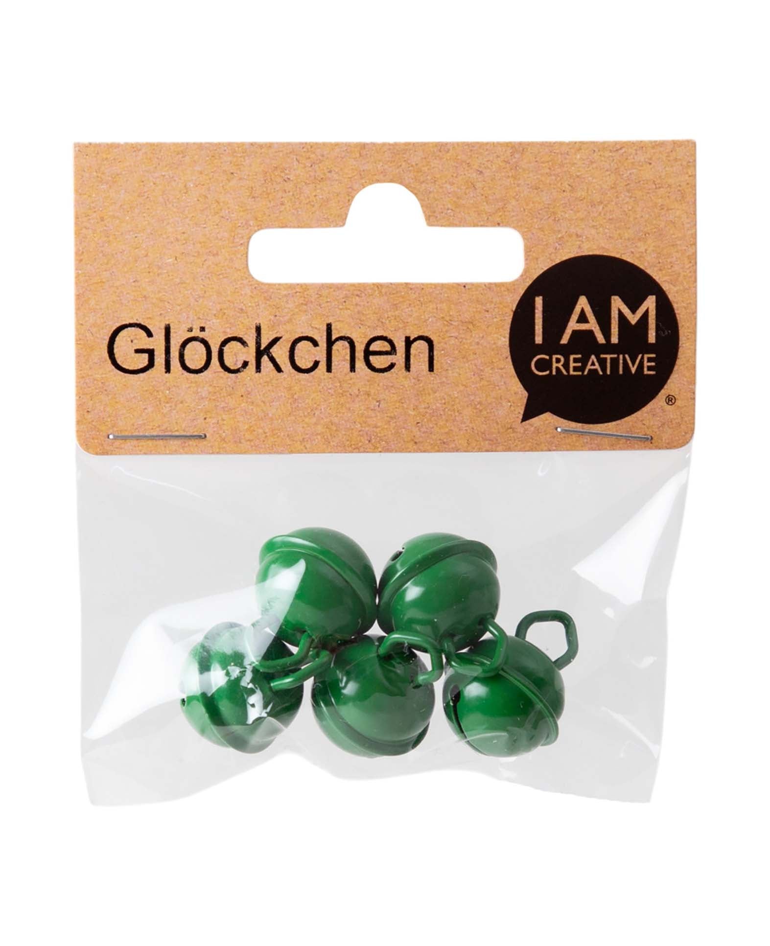 Grelot 15mm vert foncé