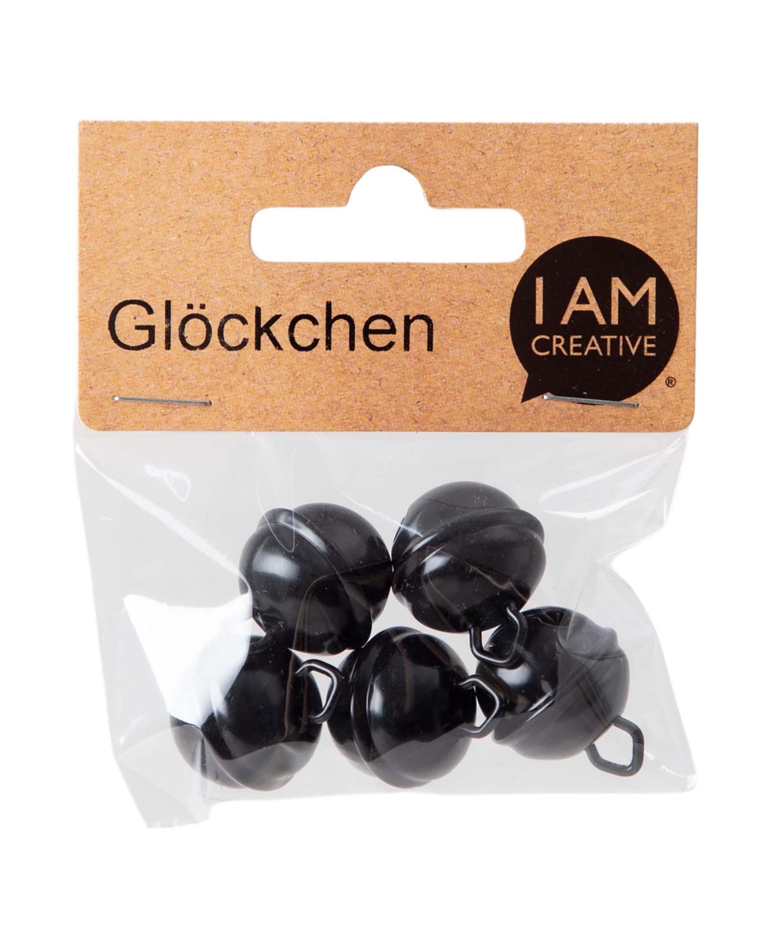 Glöckchen 19mm schwarz