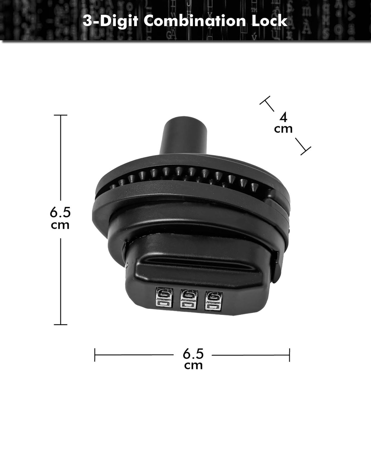 Paladin Abzugsschloss, Gun Lock Zahlenwaffenschloss, mit Zahlenkombination, 6.5x4.0x6.5cm