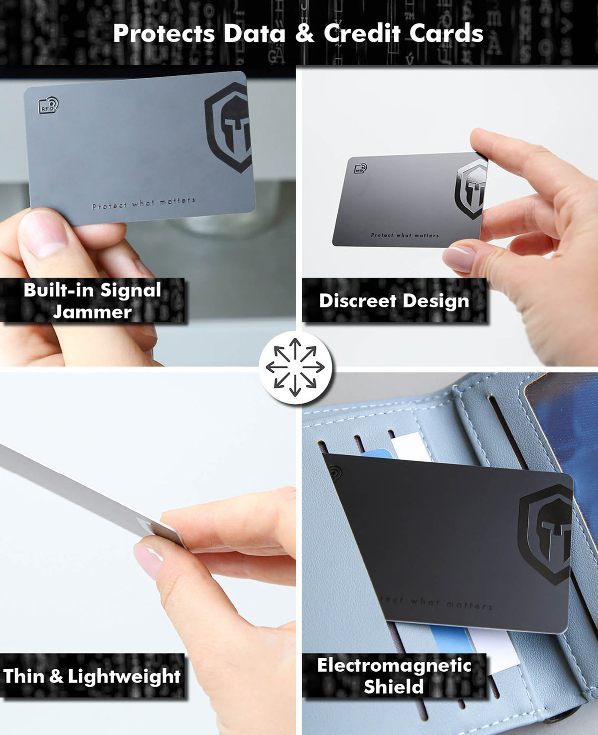 Paladin NFC/RFID Blocker Card, Schutz vor Datendiebstahl
