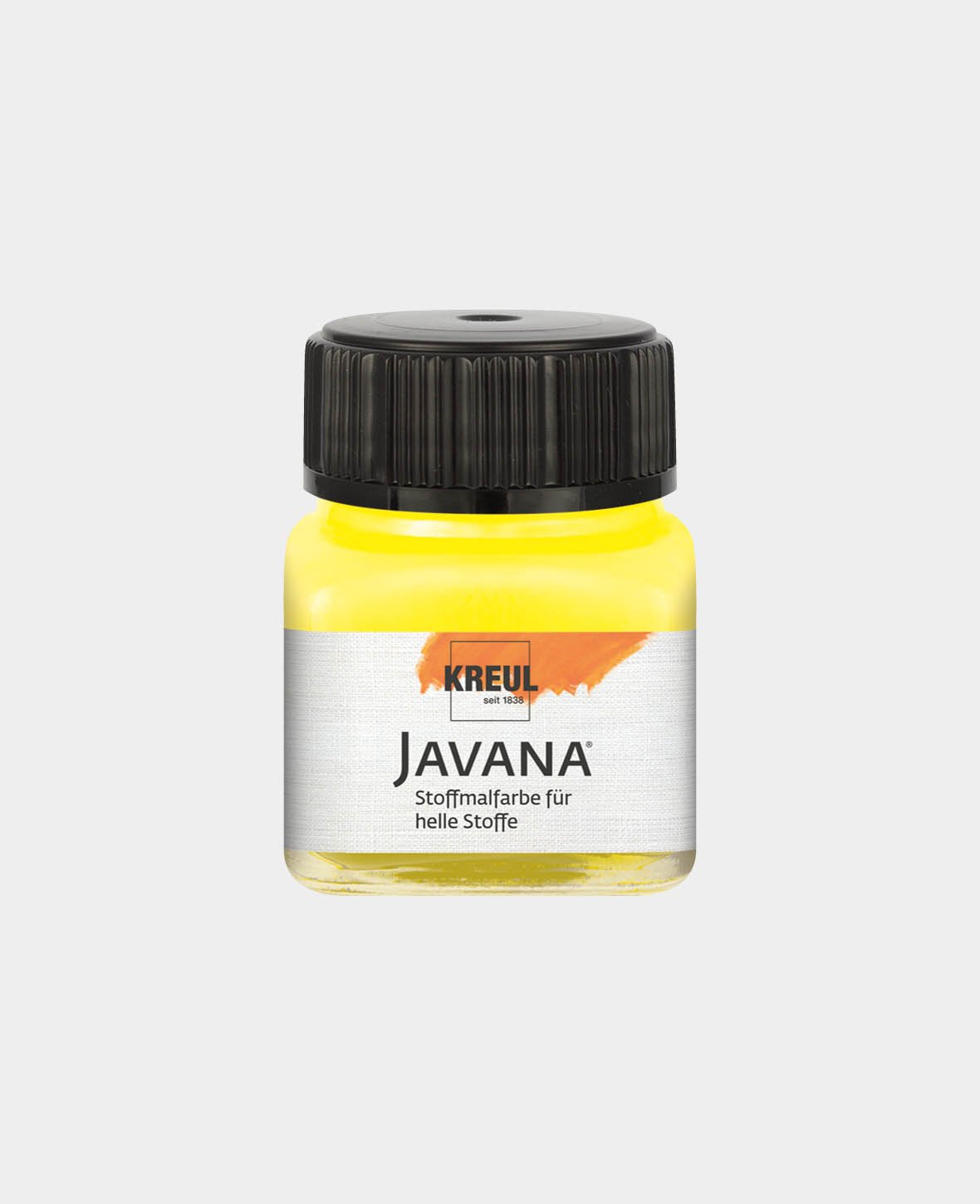 KREUL Javana Stoffmalfarbe für helle Stoffe Citron 20 ml
