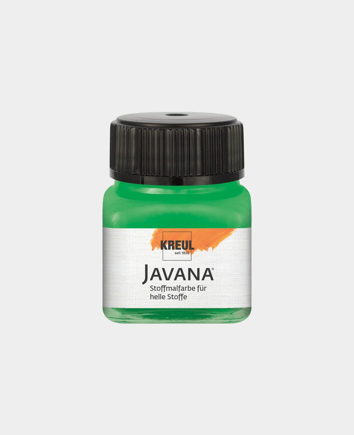 KREUL Javana Stoffmalfarbe für helle Stoffe Brillantgrün 20 ml