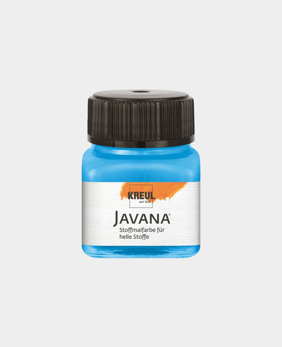 KREUL Javana Peinture pour tissu clair Bleu azur 20 ml