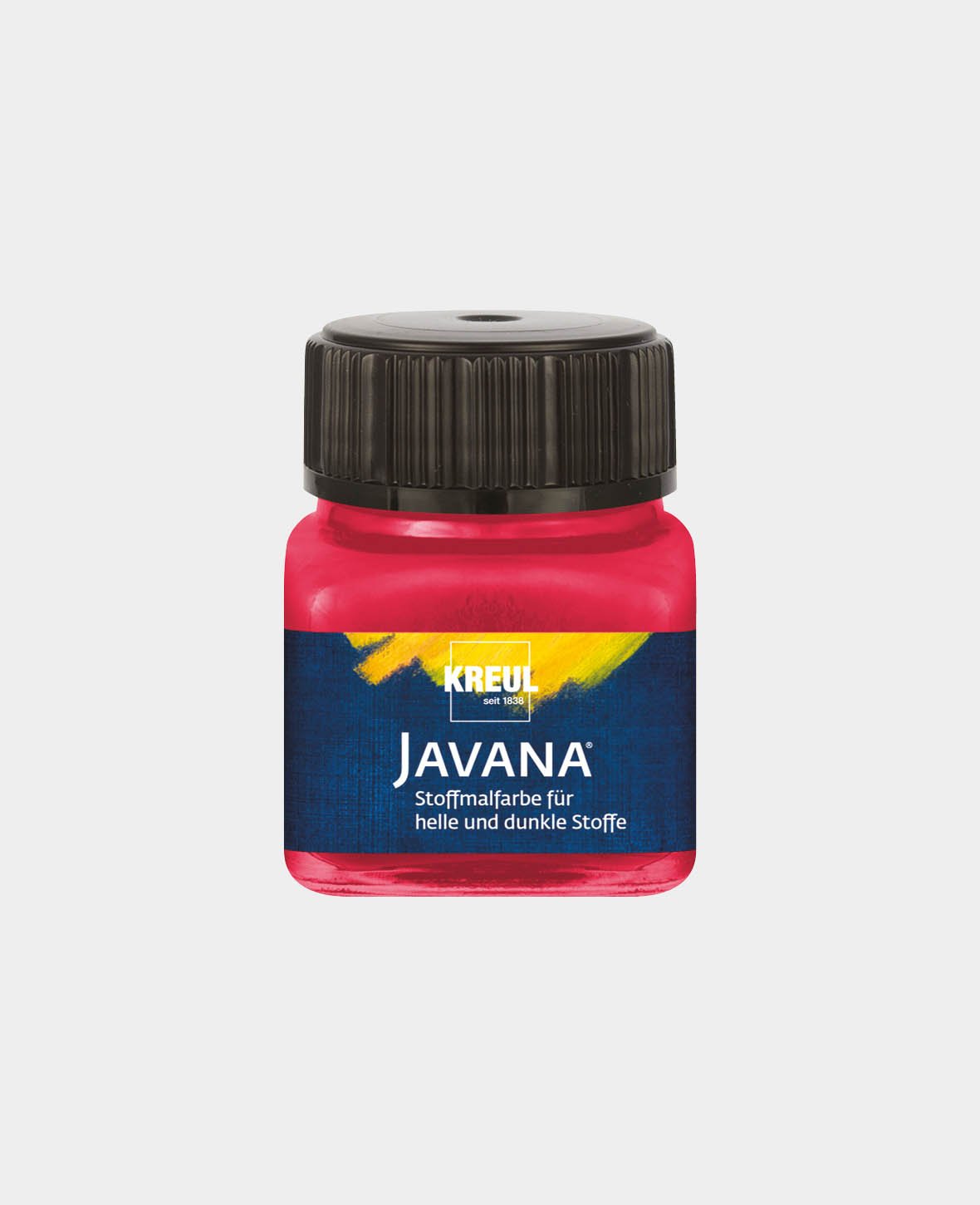 KREUL Javana Stoffmalfarbe für helle und dunkle Stoffe Cherry 20 ml