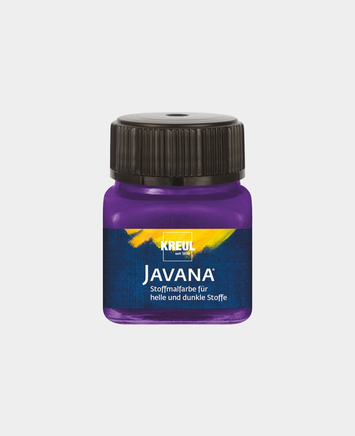 KREUL Javana Stoffmalfarbe für helle und dunkle Stoffe Violett 20 ml